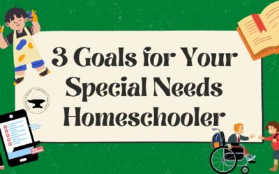Three Out-of-the-Ordinary Homeschool Goals for Your Child with Special Educational Needs
